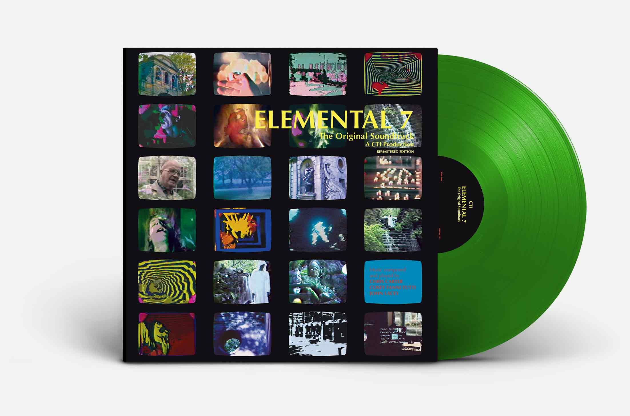 Chris & Cosey 'Elemental Seven' Vinyl LP - Green - Image 2
