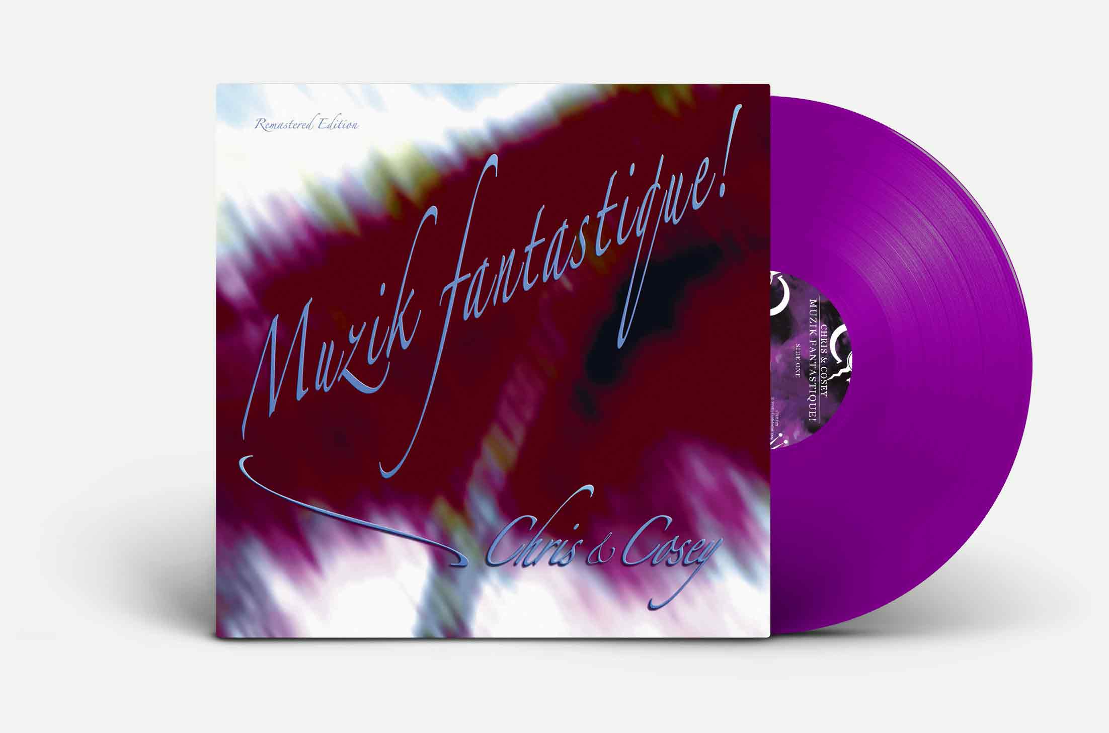 Chris & Cosey 'Muzik Fantastique!' Vinyl LP Pink / Purple - Image 2