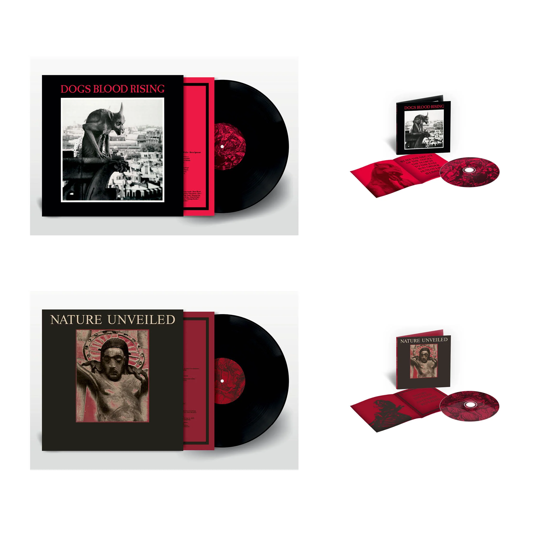 Current 93 'Nature Unveiled + Dogs Blood Rising' 2xLP+2xCD Bundle PRE-ORDER