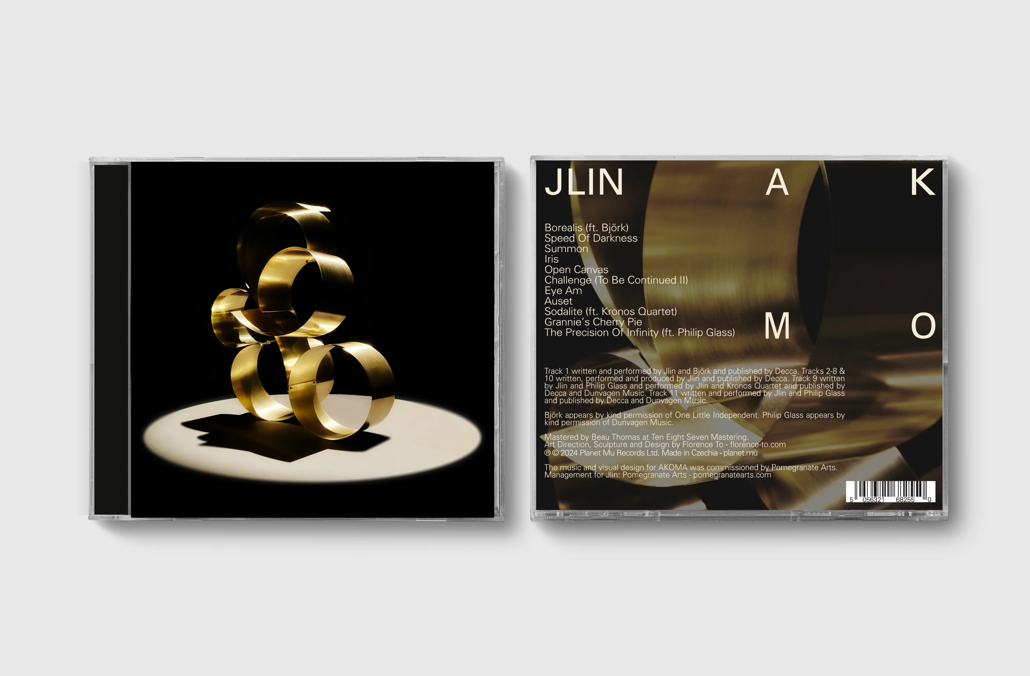 Jlin 'Akoma' Vinyl LP - Gold (Slightly Damaged Sleeve) - Image 3