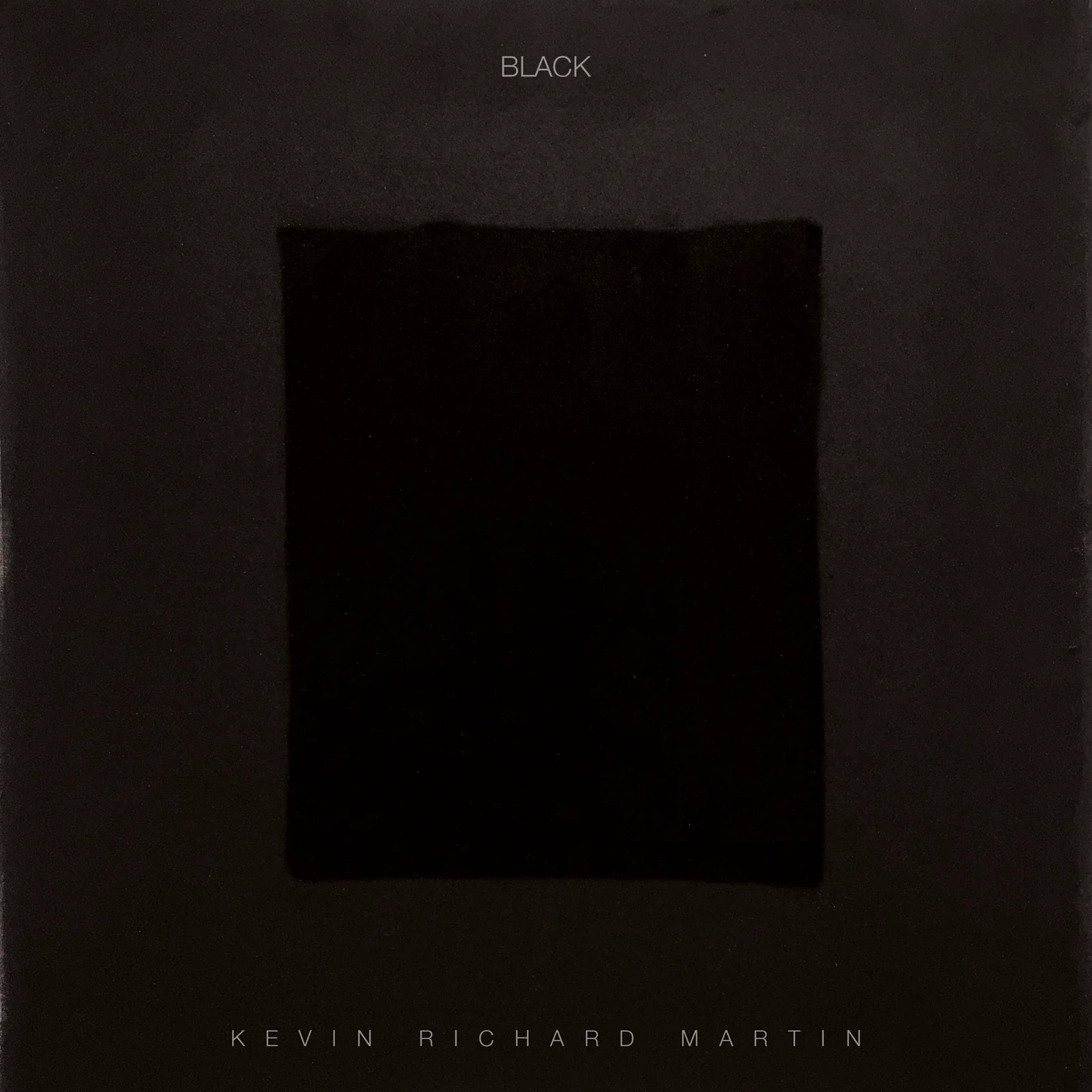 Kevin Richard Martin 'Black' Vinyl 2XLP