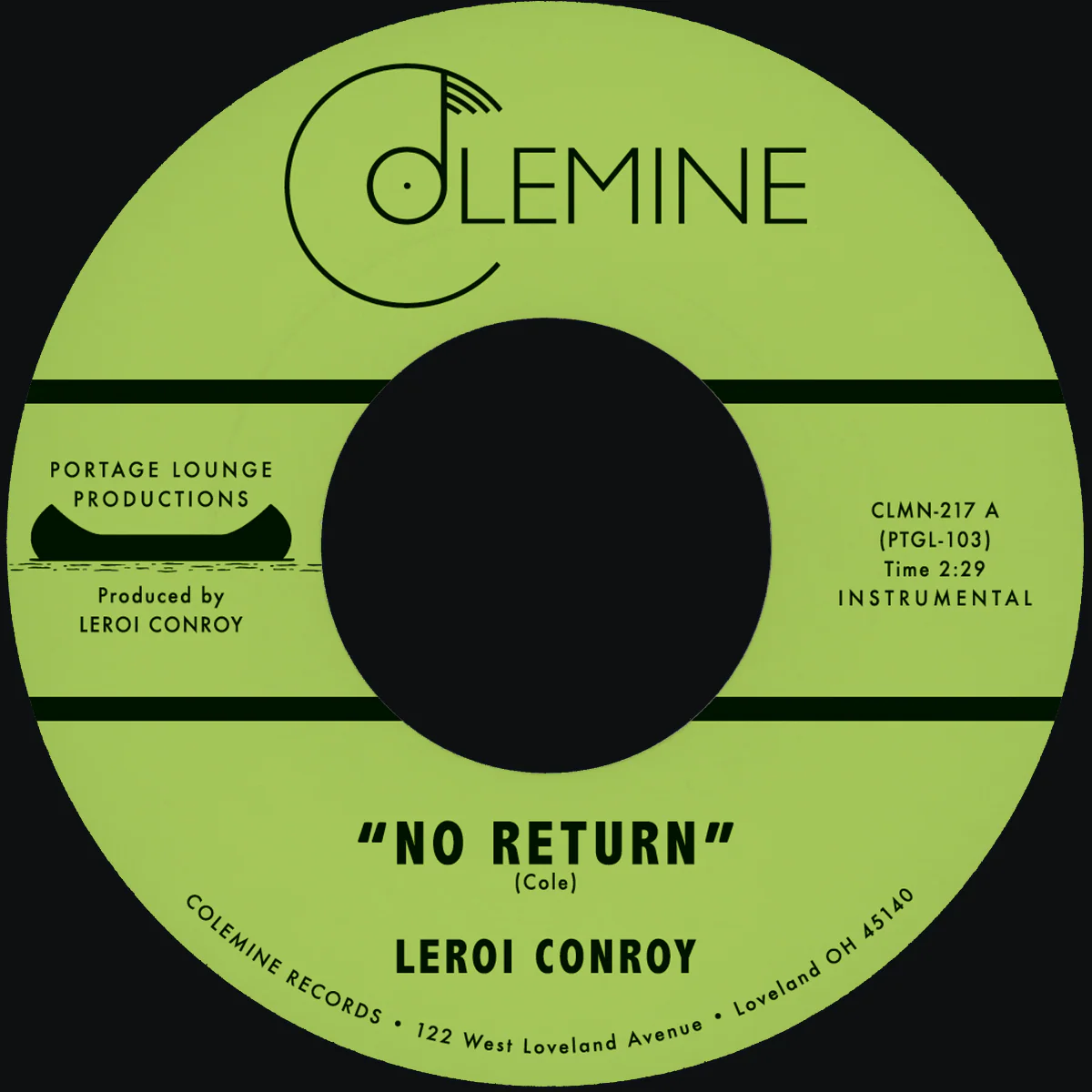 Leroi Conroy 'No Return b/w Path Of Man'
