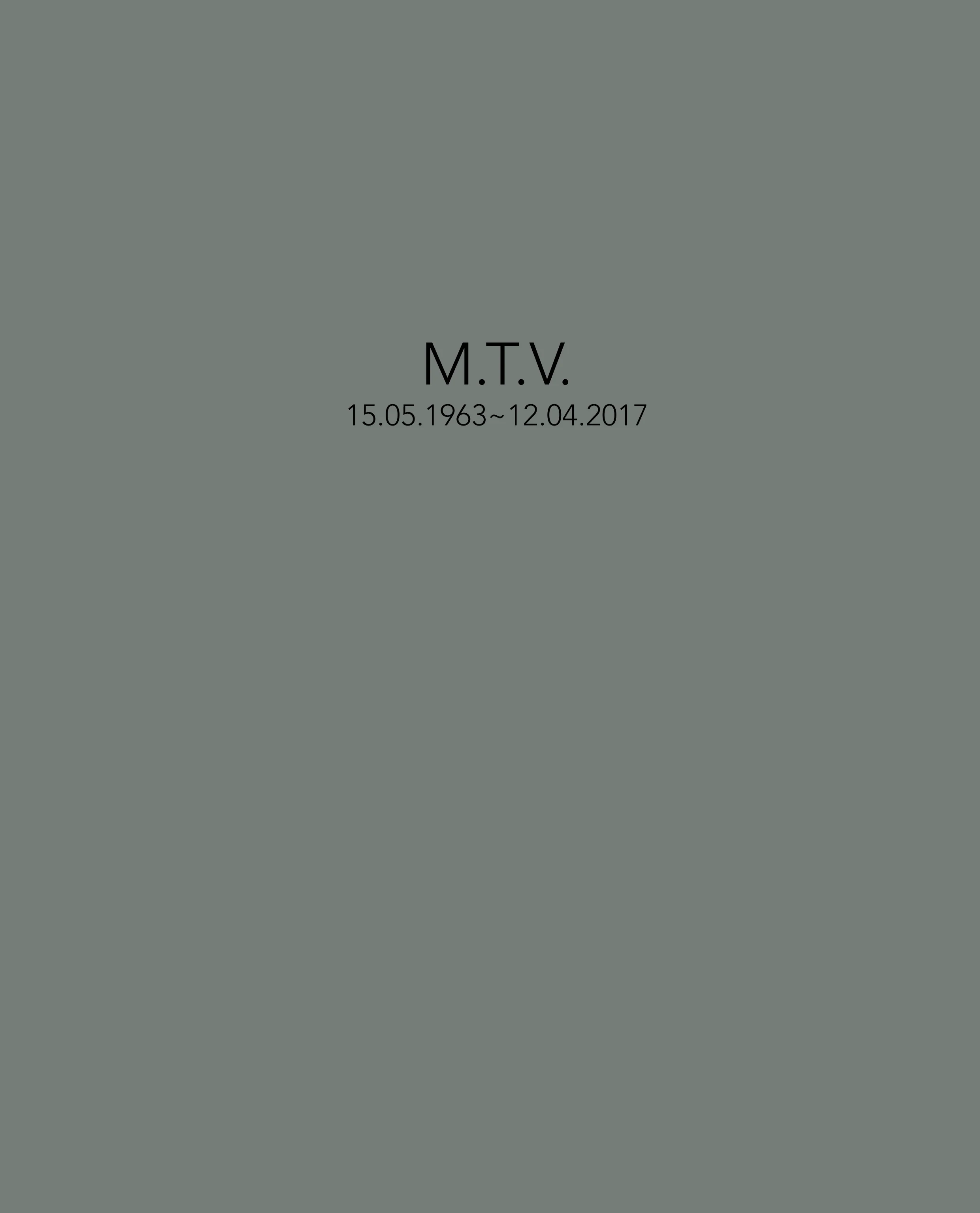 Mika Vainio 'M.T.V. 15.05.1963 ~ 12.04.2017' Book + CD