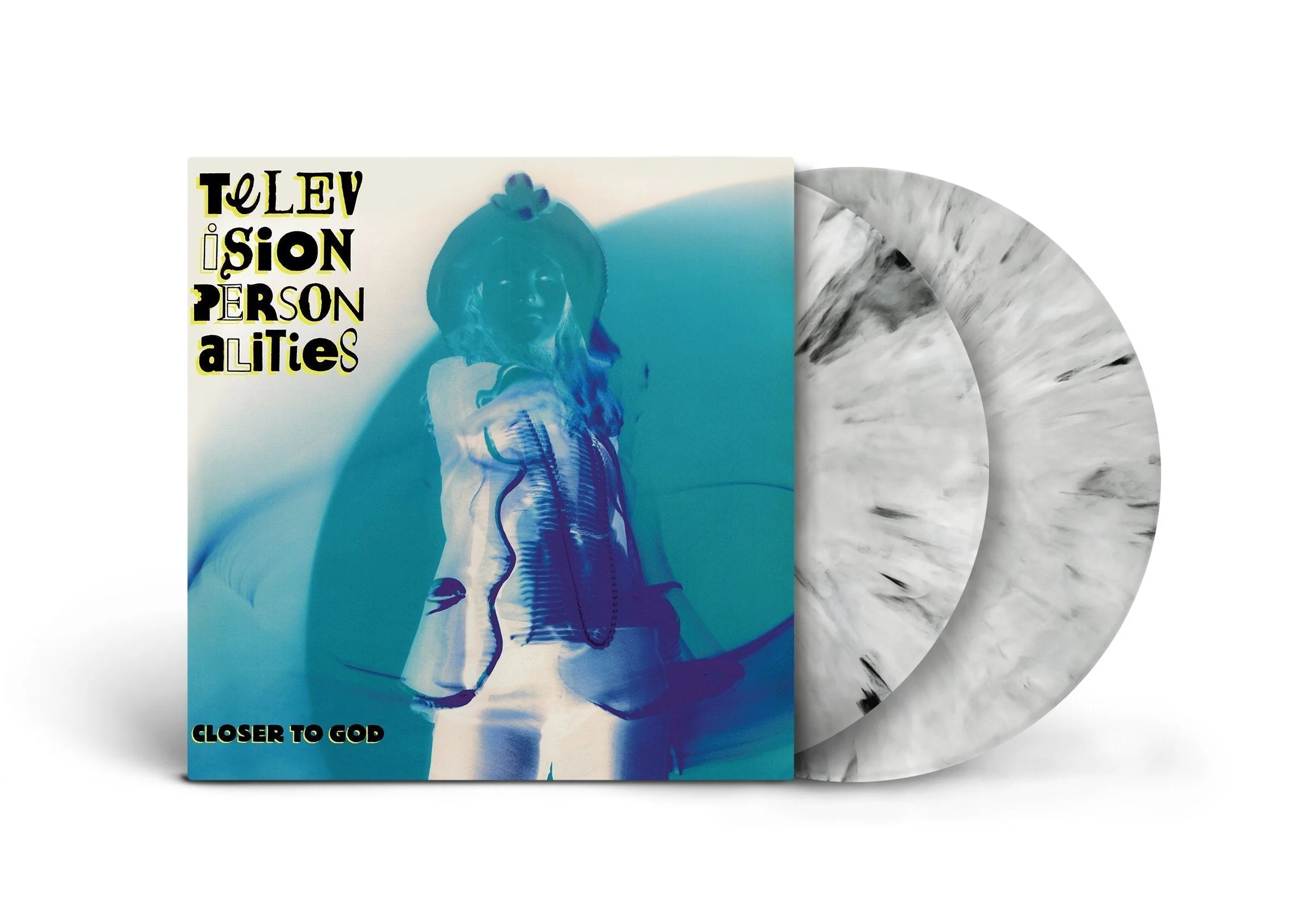 Television Personalities 'Closer To God' Vinyl 2xLP - Black and White Marbled - Image 2