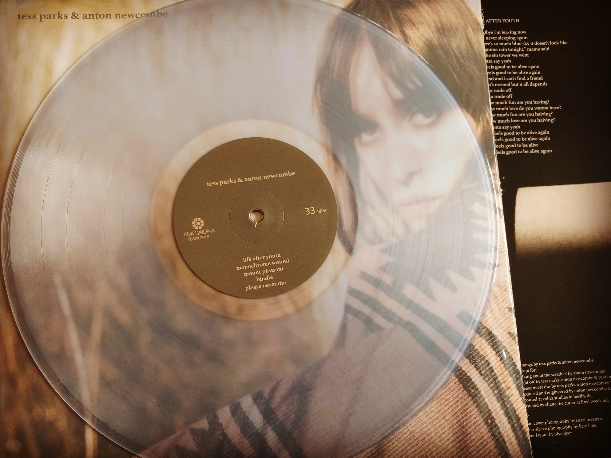 Tess Parks & Anton Newcombe 'Tess Parks & Anton Newcombe' - Image 2