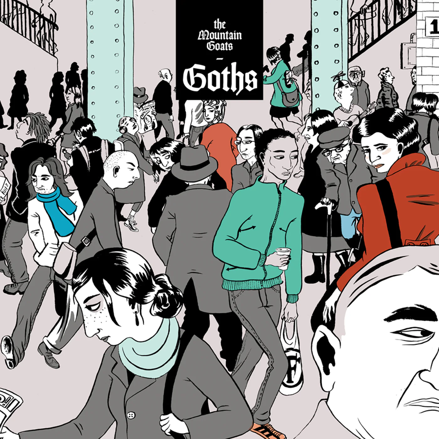 The Mountain Goats 'Goths' Vampire Red Vinyl 2xLP + Green 12"