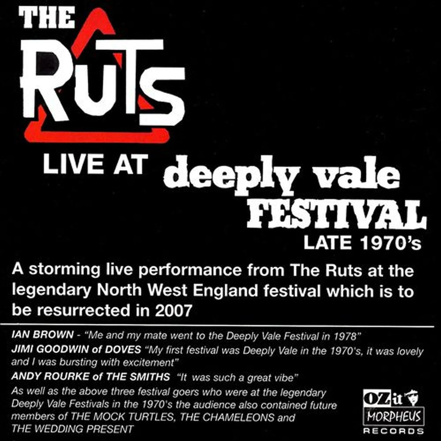 The Ruts 'Live at Deeply Vale 1978'